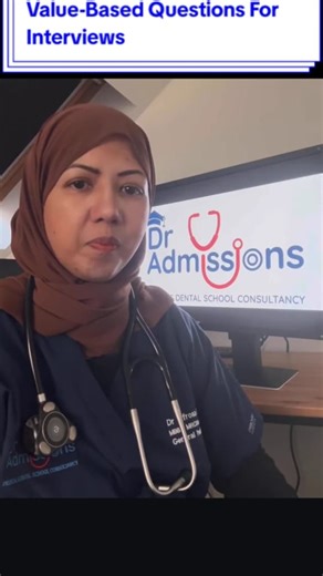 DrAdmissions🩺 on Instagram: "🎤 Medical and Dental School Interview Series: “Managing Value-Based Interview Questions” Students often get this wrong ! #MedicalSchoolInterview #MedInterview #ValuesBasedInterview #MedicalEthics #NHSValues #FutureDoctor #MedSchoolApplicant"
