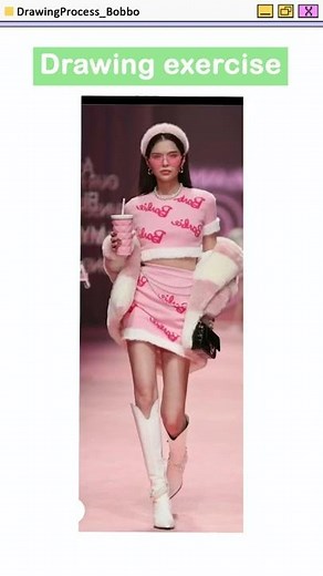 ✏️ How I draw dynamic poses vol.1 | Procreate Shorts