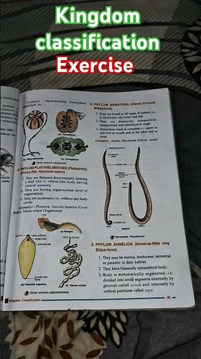 class 7 # ICSE new trends in Biology # ch-2 kingdom classification Exercise