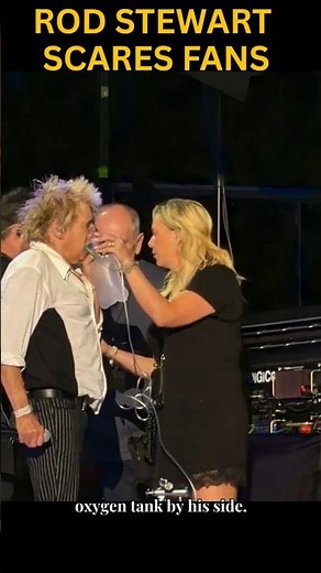 That Moment Rod Stewart Nearly Couldn't Continue #rodstewart #shocking