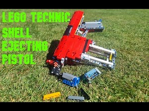 Lego Techinc shell ejecting pistol! +instruction