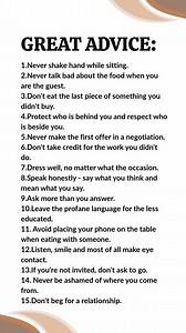 GREAT ADVICE | Wisdom Words