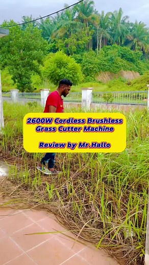 2600W Cordless Brushless Grass Cutter Review