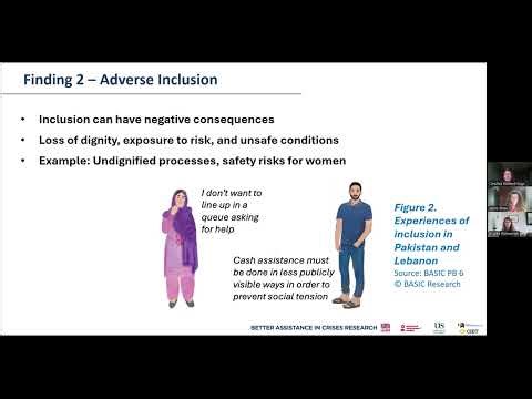 Social protection in protracted crisis: Gender, equity and social inclusion – lessons from BASIC
