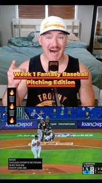 Week 1 Fantasy Baseball Pitching Edition! #mlb #baseball #fantasybaseball #viralreels #trending