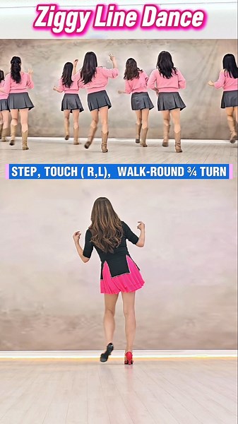 Ziggy line dance: Watch just 3 minutes a day and watch your skills skyrocket #YoonEunHeeLineDance