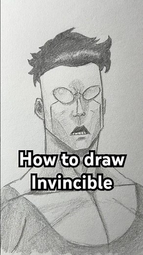 How to draw Invincible easy! #art #invincible #sketch