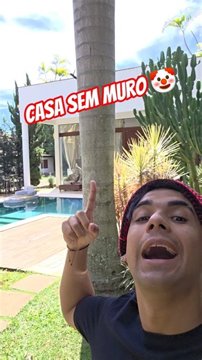 Como é morar em uma casa SEM MURO 🤡 #shorts