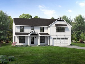 The Anderson Floor Plan: Large Two-Story Custom Home Design