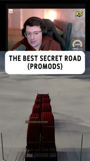 The best secret road in Euro Truck Simulator 2 Pro Mods, this secret road in Iceland is so fun! #eurotrucksimulator2 #tuckersmp #promods #trucking
