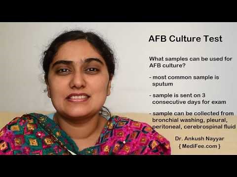AFB (Acid-fast Bacteria) Culture Test - Diagnosing Mycobacterial Infection