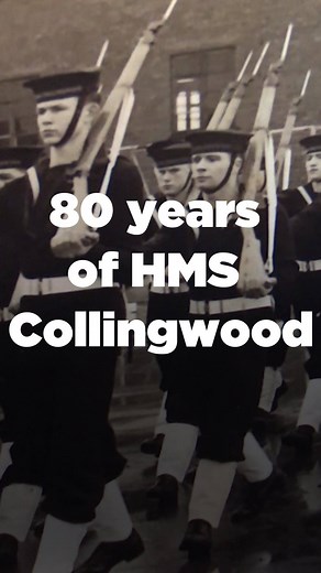 17K views · 222 reactions | Commemorations have taken place in Hampshire to mark the 80th anniversary of HMS Collingwood in Fareham. The service also honoured those who served at the base. Collingwood is the largest naval training centre for Royal Navy recruits as they go through their stage two and three training. Read the full story here https://www.forces.net/news/hms-collingwood-marks-80th-anniversary | Forces News | Facebook