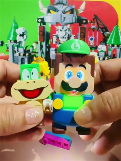 Triple Lego Mario PRESS their botton’s and see what’s happened #funny #shorts #trending #asmr , A71