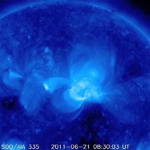 File:Earth-directed Coronal Mass Ejection.webm - Wikimedia Commons