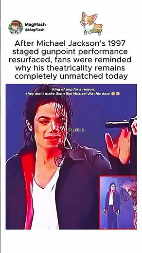 Michael Jackson’s 1997 gunpoint stage moment is still pure theater #michaeljackson