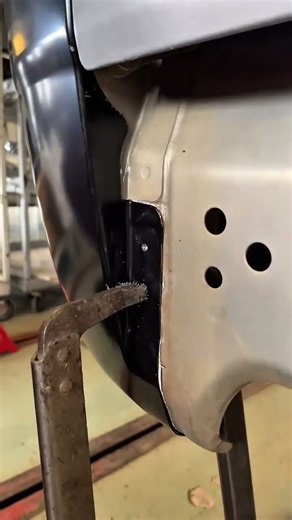 Use self-tapping screws to secure it and prevent movement or misalignment while welding.