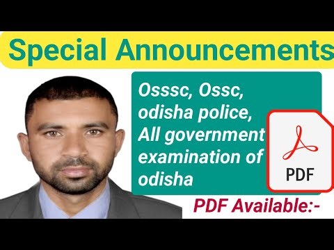 Osssc, Ossc, odisha police, All government examination of odisha 