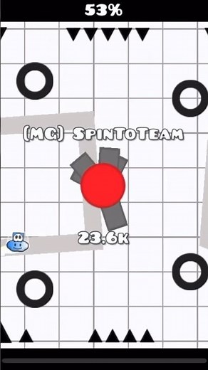 Diep.io Themed Level! | Diep by Bunch | Geometry Dash 2.2 #shorts #diepio #geometrydash