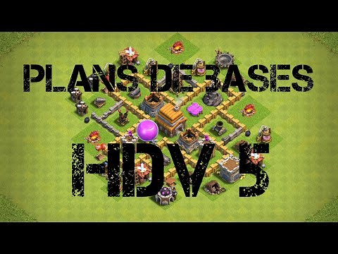 Plans de bases HDV 5 Clash of clans