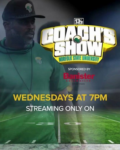 Norfolk State University Coach's Show on 13NewsNow+
