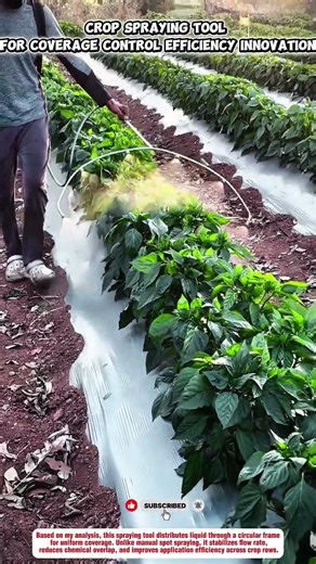 Crop Spraying Tool for Coverage Control Efficiency Innovation