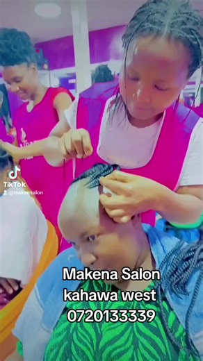 Expert Hair Styling at Makena Salon Kahawa West