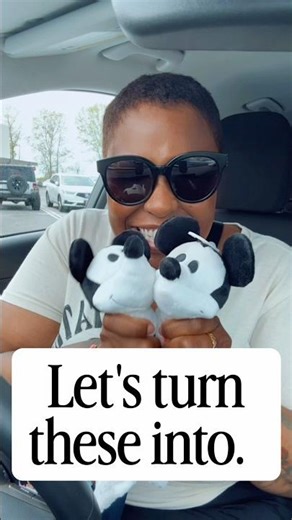 DIY Mickey Ears #mickeyears #diymom #disneycrafts #disneymerch #contentcreator