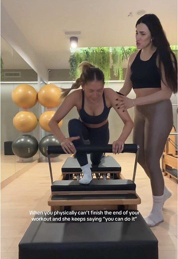 The Pilates shakes are so real