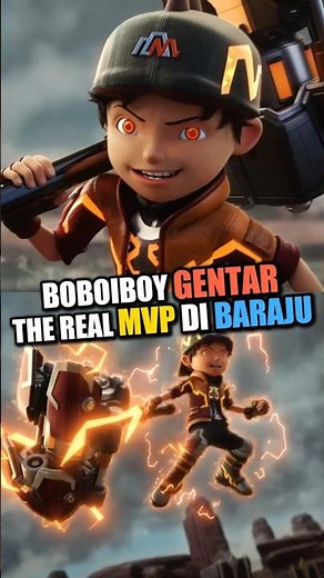 Boboiboy is afraid of being the real MVP in Baraju #boboiboy