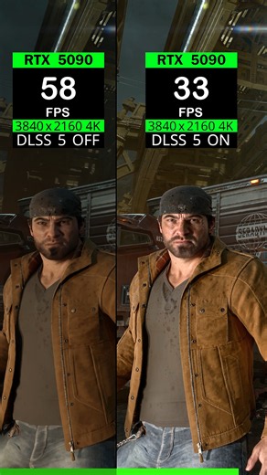 GEARS OF WAR: E-DAY vs DLSS 5 vs RTX 5090 4K Graphical Comparison