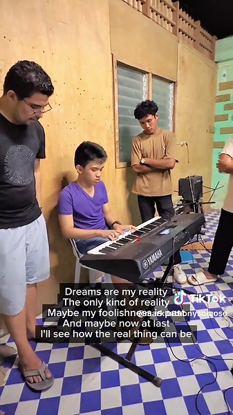 Reality by Richard sanderson piano instrumental cover videoke lyrics #piano #80s #80smusic #reality