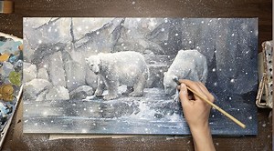 Here's my new painting and film "Hide & Seek"! What do you think they found?🤔 https://akiane.com/product/hide-seek-2/ | Akiane Kramarik