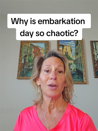 Embarkation day doesn not need to feel chaotic. #cruisetips #cruisehacks #cruisetipsandtricks #cruisevacation #cruisetravel