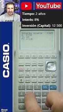 HOW TO CALCULATE INTEREST USING THE SIMPLE INTEREST FORMULA WITH THE CASIO FX-9860GIII