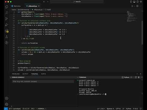 Ellipsoid Calculator