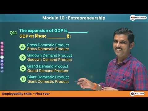 Employability Skills 1st Year Module 10 Entrepreneurship | ITI NCVT CBT Important MCQ