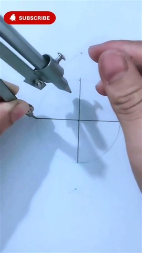 How to draw a regular pentagon​#Geometry ​#MathTricks​#Pentagon #shorts #shortvideo