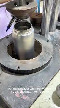 How Stainless Steel Insulated Bottles Are Welded | Factory Production Process#bottle #factory