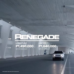 Driving Jeep Renegade looks exactly like it does in this video, only better and without interruption. #WhateverFitsYou | Jeep Philippines
