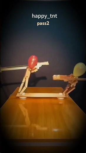 wood robot battle who will win today?#shorts