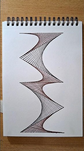 Satisfying Geometric Line Art | Simple but Mind-Blowing Design