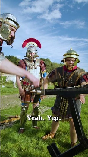 Shooting a Powerful Roman Ballista