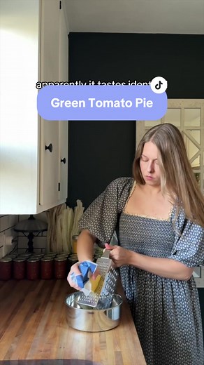 Preserving Harvest: Green Tomato Pie Recipe