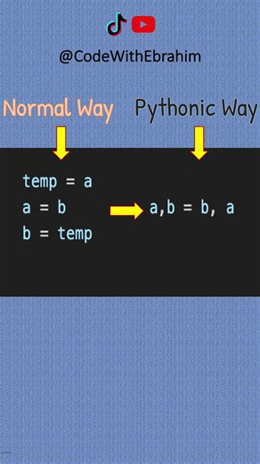 Efficient Variable Swapping in Python Without Temporary Variables