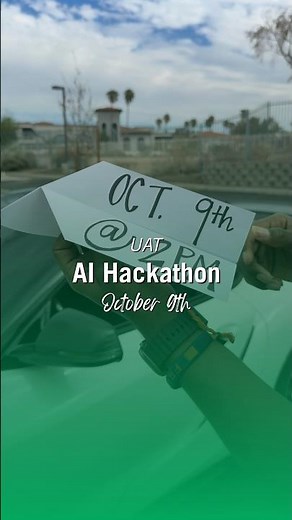 UAT AI Hackathon is coming.⚡
