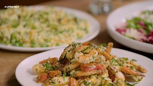 47K views · 72 reactions | Lee Kalpakis shows how to prep a three-course meal for the perfect date night. She demonstrates how to prep roasted shrimp, burrata salad, and affogato so that you can impress that special someone. | Fully Loaded | Facebook