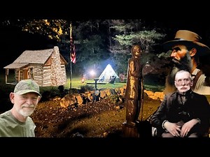 Sleeping in Randal Mccoy's burned down cabin spot-First person since Jan1st 1888-Hatfield McCoy Feud