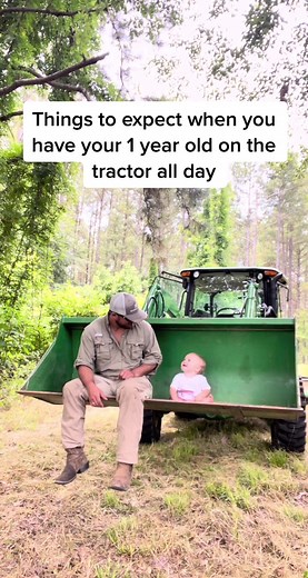 Wouldn’t trade these days for anything. #johndeere #tractor #cheerios #takeyourkidtowork #farmingforwildlife #highridge #bushhogging #yeti @ballard.smith