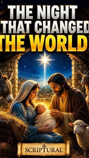 The Night That Changed the World Forever ✨ | The Birth of Jesus #shorts #bibleshorts #faith