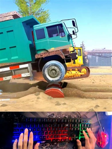 Spintires: MudRunner -SHACMAN DELONG X3000 Towing a Truck on a Snowy Road Ep 400